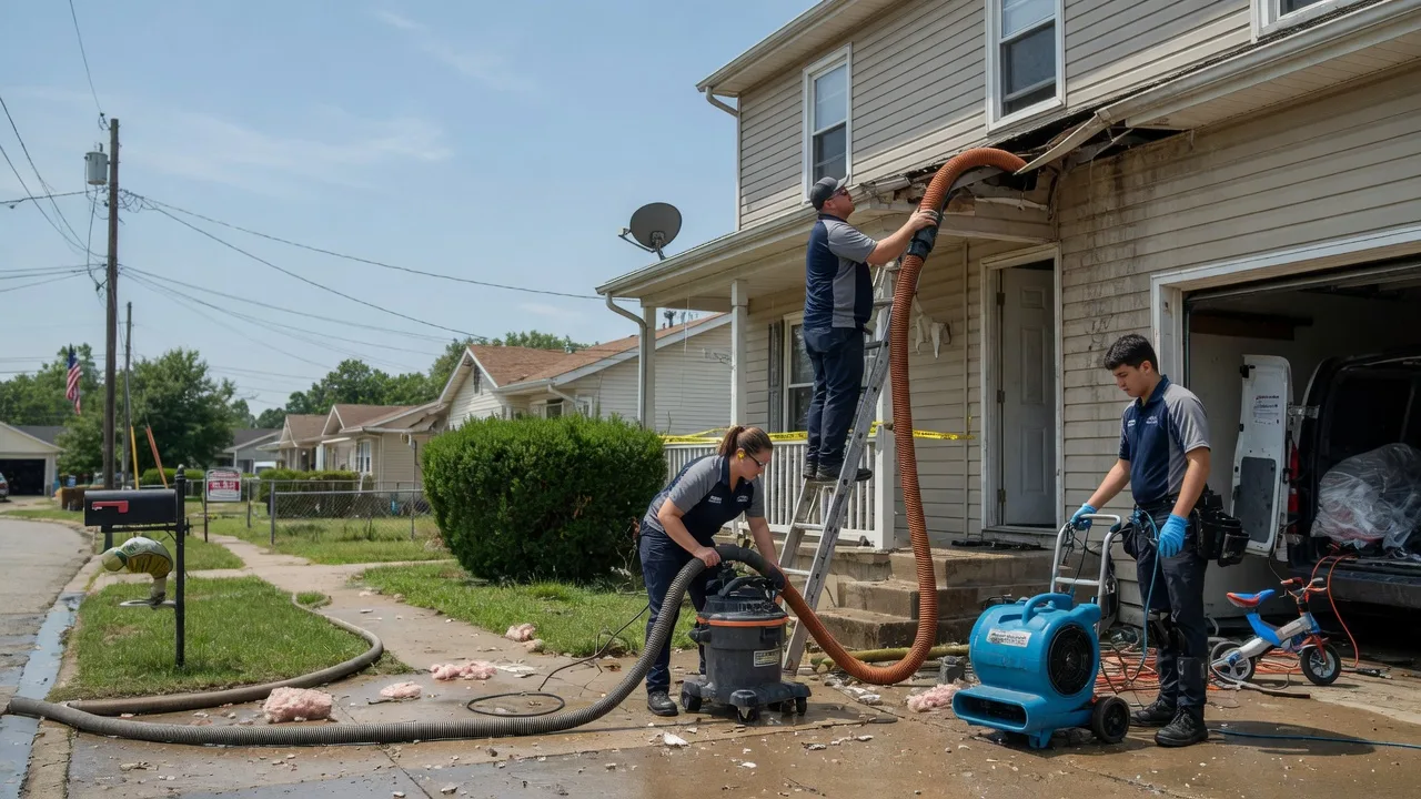 Water Damage Restoration in Wellington, IL near me